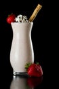 Strawberry chocolate milk shake Royalty Free Stock Photo