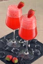 Strawberry cocktail. Royalty Free Stock Photo