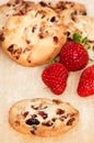 Strawberry cookies