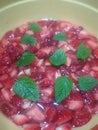 strawberry cooking for the jam