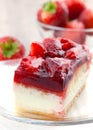 Strawberry cream cake Royalty Free Stock Photo