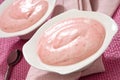 Strawberry cream dessert Royalty Free Stock Photo