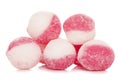Strawberry and cream hard boiled sweets Royalty Free Stock Photo