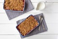 Strawberry crumble (healthy breakfast)