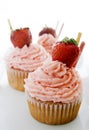 Strawberry Cupcakes Royalty Free Stock Photo