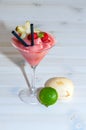 Strawberry daiquiri Royalty Free Stock Photo