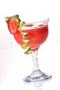 Strawberry Daiquiri - Most popular cocktails serie Royalty Free Stock Photo