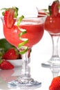 Strawberry Daiquiri - Most popular cocktails serie Royalty Free Stock Photo