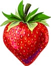 Strawberry. delicious strawberries. sweet strawberry. red. picture