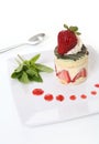 Strawberry Dessert Royalty Free Stock Photo