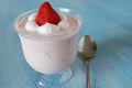 Strawberry Dessert, Bavarian cream Royalty Free Stock Photo