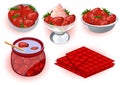 Strawberry desserts