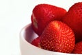 Strawberry in dish Royalty Free Stock Photo