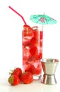 Strawberry drink Royalty Free Stock Photo