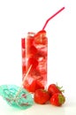 Strawberry drink Royalty Free Stock Photo