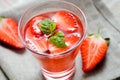 Strawberry drink