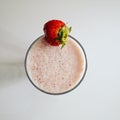 Strawberry frappÃÂ© Royalty Free Stock Photo