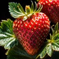 Strawberry fresh raw organic fruit