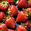 Strawberry fresh raw organic fruit