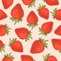 STRAWBERRY FRUIT SEAMLESS PATTERN