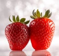 strawberry fruites on stuio photography