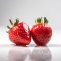 strawberry fruites on stuio photography