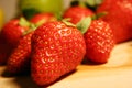 Strawberry fruits