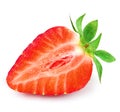 Strawberry half Royalty Free Stock Photo