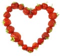 Strawberry heart Royalty Free Stock Photo