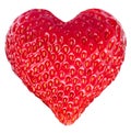 Strawberry heart. Royalty Free Stock Photo