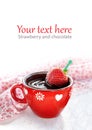 Strawberry hot Chocolate