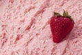 Strawberry ice cream Royalty Free Stock Photo