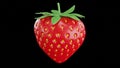 Strawberry isolated. Strawberries isolate. Whole strawberry on white. Strawberries isolate. Full depth of field. With