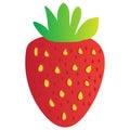 Strawberry Isolated Vector Illustration