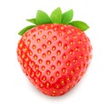 strawberry isolated on white background, clipping path, full depth of field, high quality photo Royalty Free Stock Photo