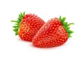 Strawberry isolated on white background with clipping path Royalty Free Stock Photo