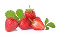 Strawberry isolated on white background