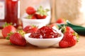 Strawberry jam Royalty Free Stock Photo