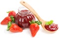 Strawberry jam with berries