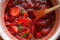 Strawberry jam Royalty Free Stock Photo