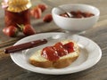 strawberry jelly Royalty Free Stock Photo