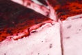 Strawberry jelly cake Royalty Free Stock Photo