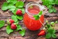 Strawberry juice Royalty Free Stock Photo