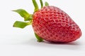 Strawberry juicy fruit macro closeup with vibrant colours