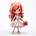 Strawberry Kai Anime Figure - Vibrant Digital Gradient Blends