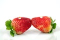Strawberry kiss Royalty Free Stock Photo