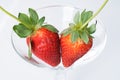 Strawberry kisses Royalty Free Stock Photo