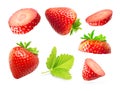 Strawberry macro Royalty Free Stock Photo