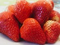 Strawberry macro shot