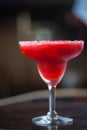 Strawberry margarita cocktail Royalty Free Stock Photo